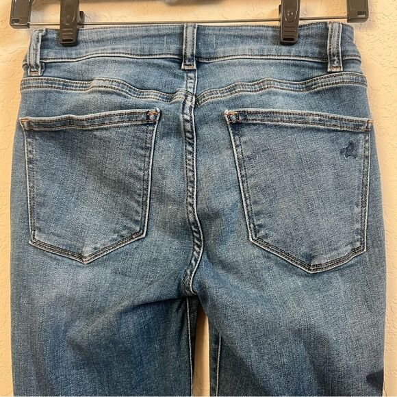 DL1961 Women's Size 25 Florence Skinny Mid Rise Instasculpt Star Crop Jeans - Picture 8 of 10